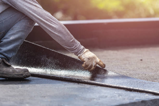 Professional Waterproofing technician working in Sparta, OH